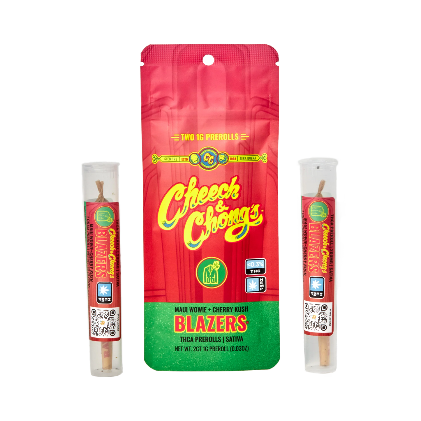 Cheech & Chongs | THCa Pre Rolls [2ct]